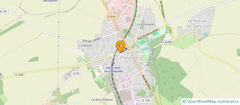 localisation de l'entreprise EFES à SAINT-JUST-EN-CHAUSSEE