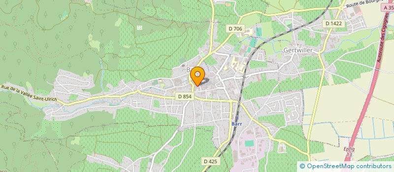 localisation de l'entreprise EFES  BARR