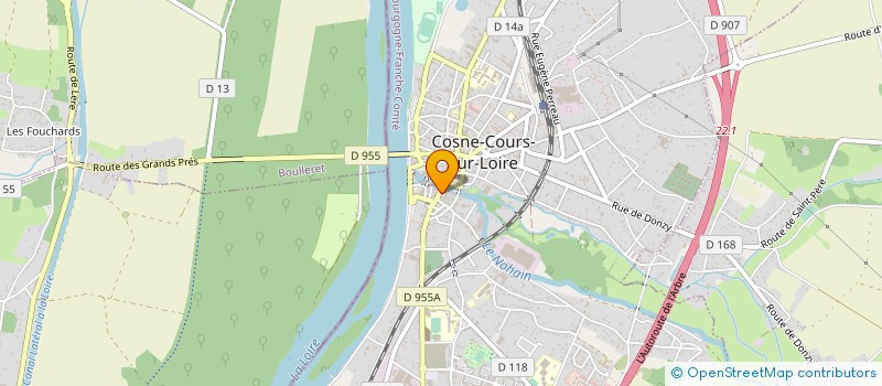 localisation de l'entreprise EFES à COSNE-COURS-SUR-LOIRE