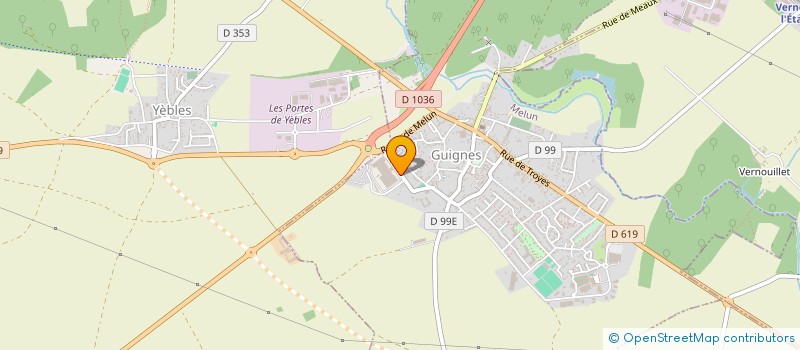 localisation de l'entreprise EFES MAT à GUIGNES
