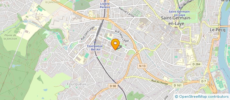 localisation de l'entreprise EFESIA HUMANITAIRE à SAINT-GERMAIN-EN-LAYE