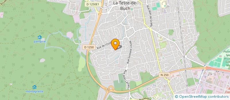 localisation de l'entreprise EFEX à LA TESTE-DE-BUCH