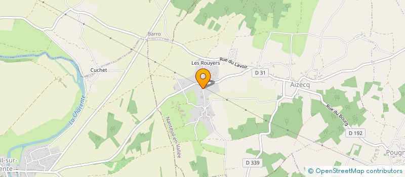 localisation de l'entreprise EFF PIQUETS à NANTEUIL-EN-VALLEE