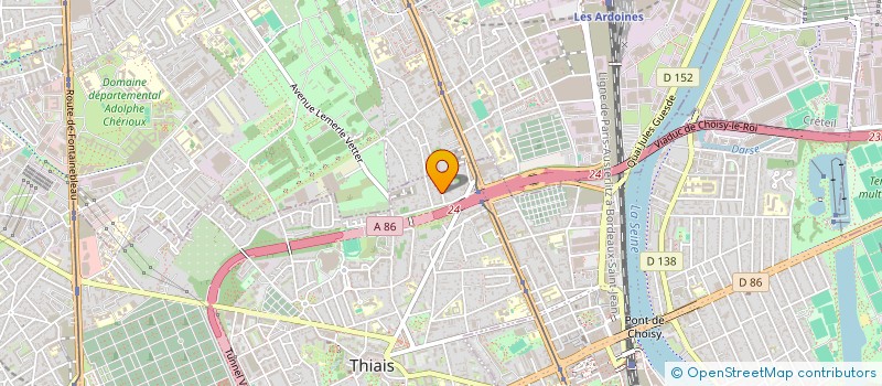 localisation de l'entreprise EFFA  THIAIS