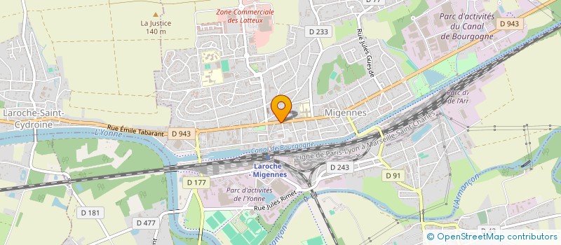 localisation de l'entreprise EFFA à MIGENNES