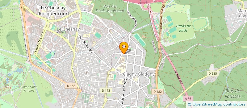 localisation de l'entreprise EFFATA CONSEIL à VERSAILLES