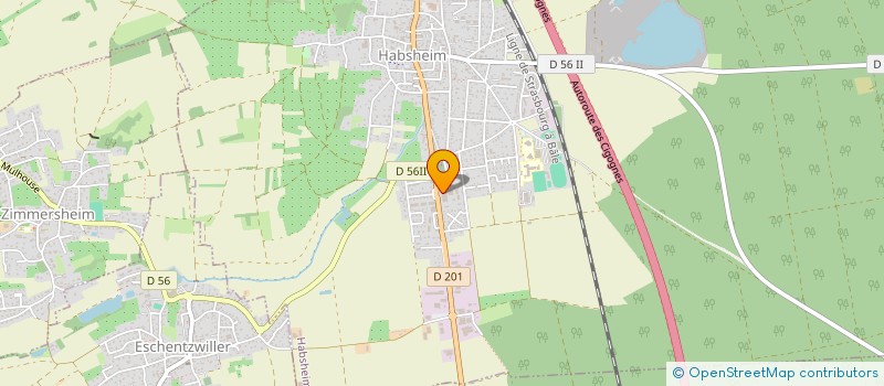 localisation de l'entreprise EFFBE FRANCE  HABSHEIM