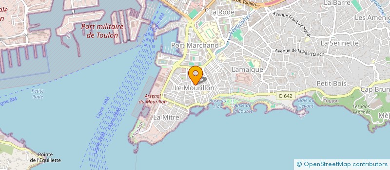 localisation de l'entreprise EFFE  TOULON