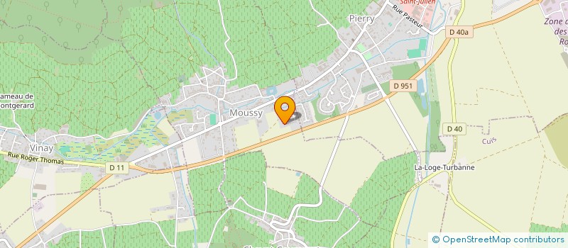 localisation de l'entreprise EFFE-RV-SENS à MOUSSY