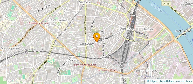 localisation de l'entreprise EFFECTIVE à BORDEAUX