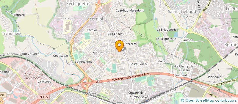 localisation de l'entreprise EFFECTIVE APP à VANNES
