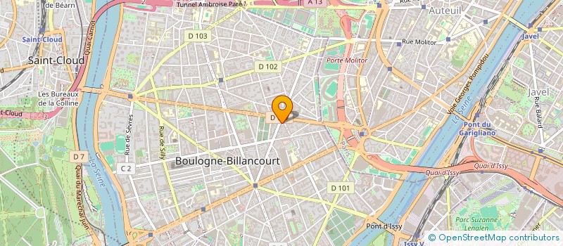 localisation de l'entreprise EFFECTIVE EVENT à BOULOGNE-BILLANCOURT