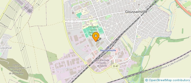 localisation de l'entreprise EFFECTOP DISTRIBUTION  GOUSSAINVILLE