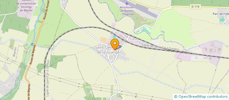 localisation de l'entreprise EFFEF  SAINT-GERMAIN-DE-LA-GRANGE