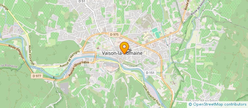 localisation de l'entreprise EFFEKTIV TECHNOLOGIES SAS à VAISON-LA-ROMAINE