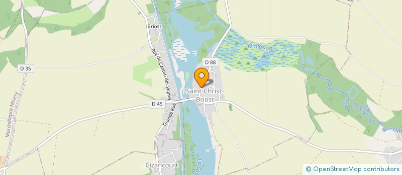 localisation de l'entreprise EFFEL  BERNY-EN-SANTERRE