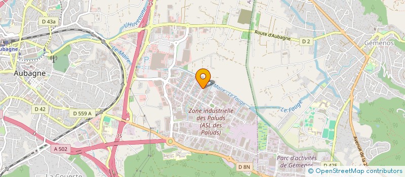 localisation de l'entreprise EFFEL EDITION  AUBAGNE