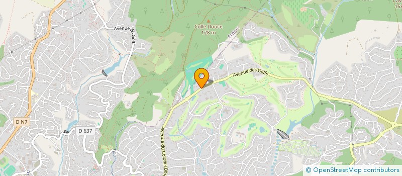 localisation de l'entreprise EFFER  SAINT-RAPHAEL