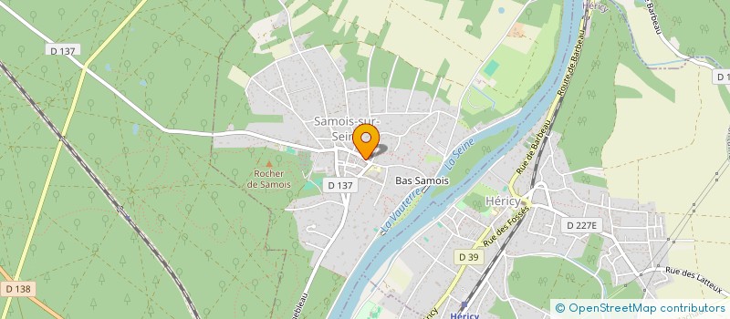 localisation de l'entreprise EFFERVE'SENS  SAMOIS-SUR-SEINE