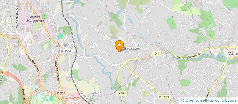 localisation de l'entreprise EFFERVES'SENS  GRASSE