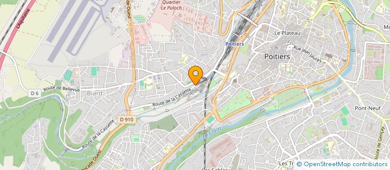 localisation de l'entreprise EFFERVESCENCE à POITIERS