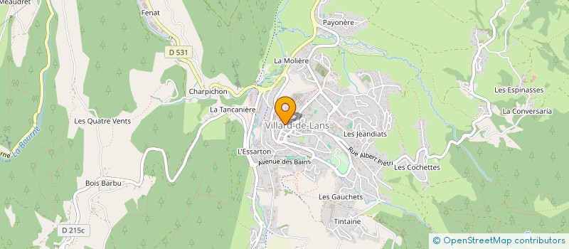 localisation de l'entreprise EFFERVESCENCE à VILLARD-DE-LANS