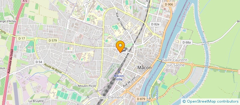 localisation de l'entreprise EFFERVESCENCE à MACON