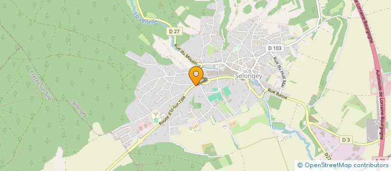 localisation de l'entreprise EFFERVESCENCE  SELONGEY