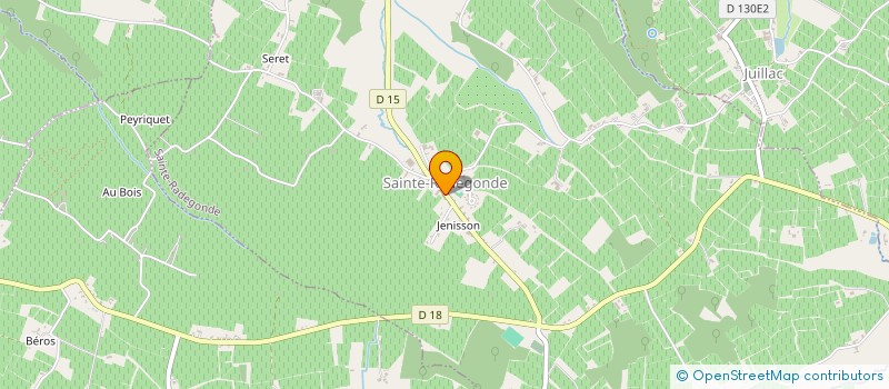 localisation de l'entreprise EFFERVESCENCE  SAINTE-RADEGONDE