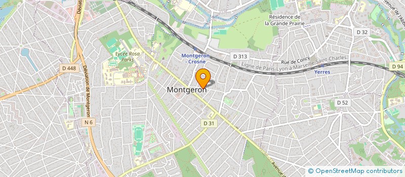 localisation de l'entreprise EFFERVESCENCES  MONTGERON