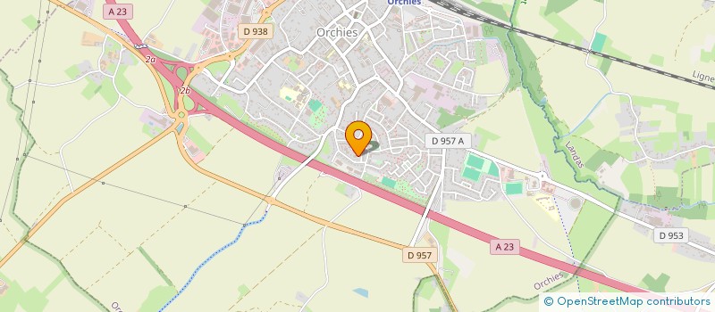 localisation de l'entreprise EFFERVESSENCE  ORCHIES