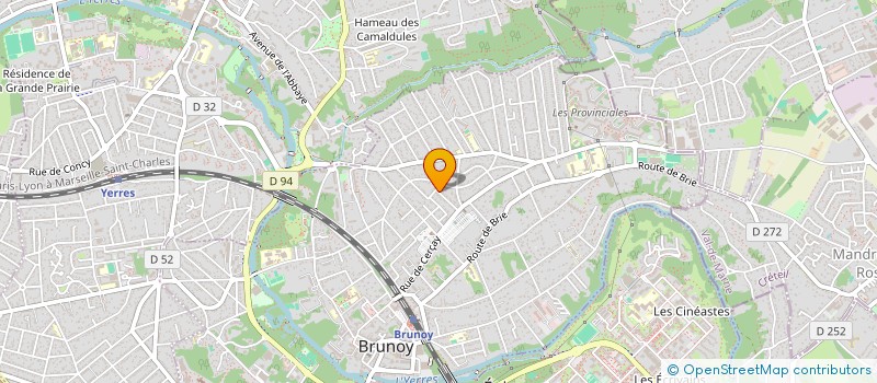 localisation de l'entreprise EFFET à BRUNOY