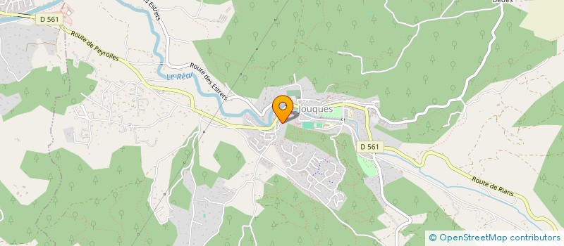 localisation de l'entreprise EFFET D'OPTIQUE  JOUQUES