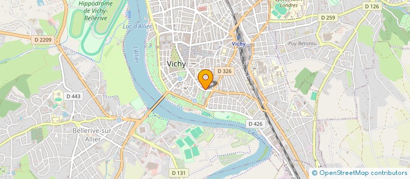 localisation de l'entreprise EFFET DE STEEL à VICHY