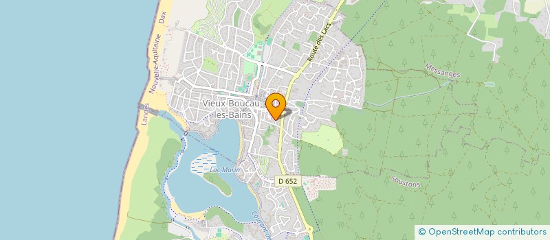 localisation de l'entreprise EFFET MER  VIEUX-BOUCAU-LES-BAINS