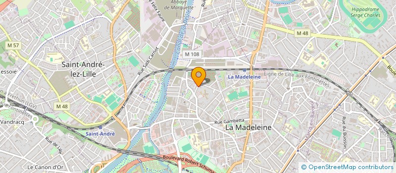 localisation de l'entreprise EFFET NET à LA MADELEINE