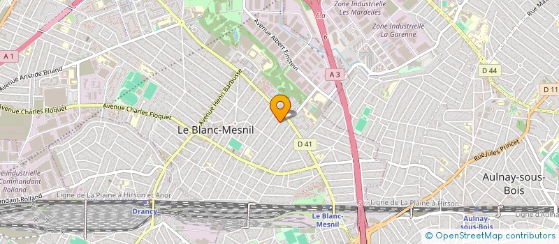 localisation de l'entreprise EFFET PHI à LE BLANC-MESNIL