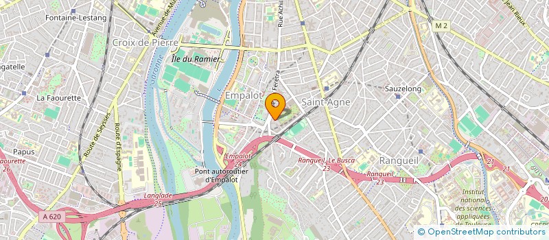 localisation de l'entreprise EFFET TUNNEL à TOULOUSE