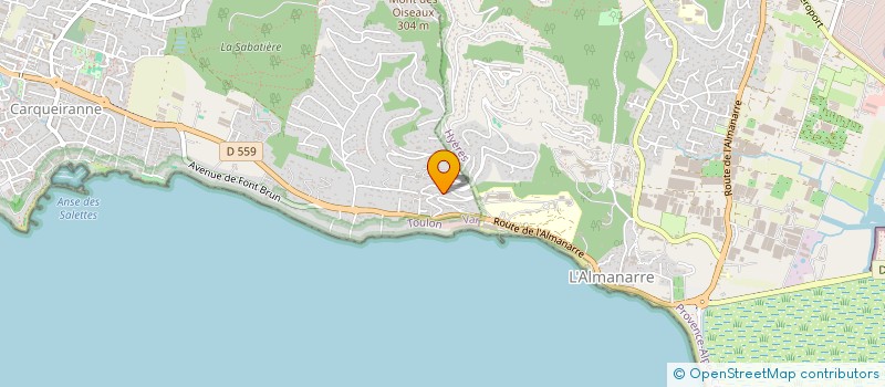 localisation de l'entreprise EFFET VENTURI  CARQUEIRANNE