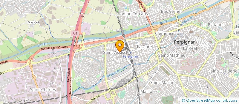 localisation de l'entreprise EFFETS...BETON  PERPIGNAN