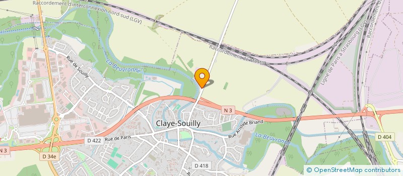 localisation de l'entreprise EFFETS COULEURS  CHARNY