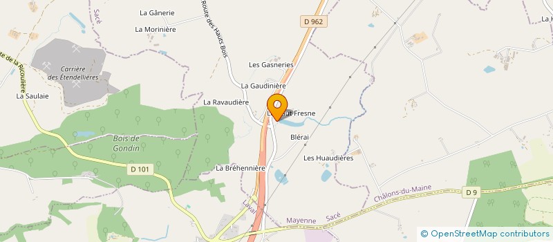 localisation de l'entreprise EFFETS DE MARQUE  SACE