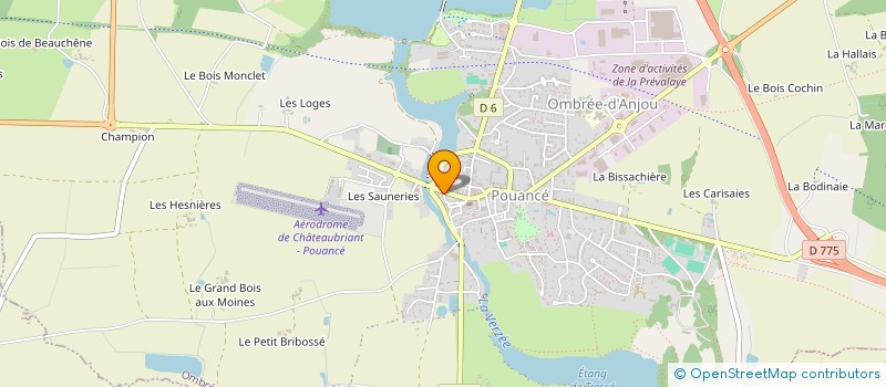 localisation de l'entreprise EFFETS DE MASQUE à OMBREE D'ANJOU