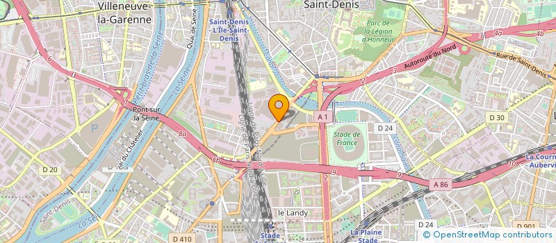 localisation de l'entreprise EFFETS DE VERRE à SAINT-DENIS