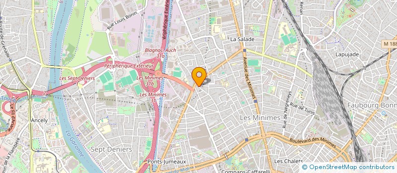 localisation de l'entreprise EFFETS POURPRES à TOULOUSE