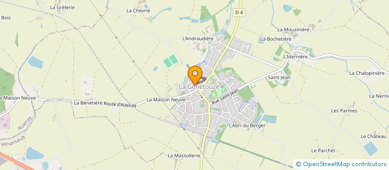 localisation de l'entreprise EFFI  LA GENETOUZE