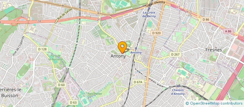 localisation de l'entreprise EFFI à ANTONY