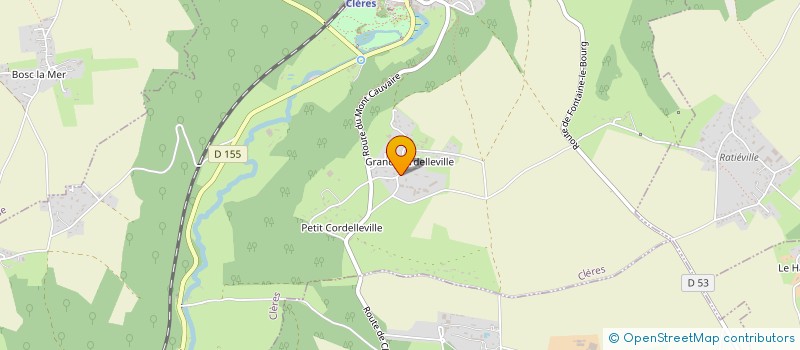 localisation de l'entreprise EFFI'CASTORS  CLERES