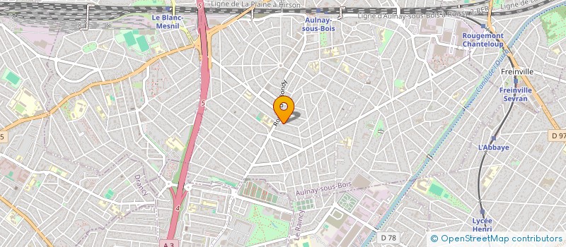 localisation de l'entreprise EFFI CONFORT à AULNAY-SOUS-BOIS