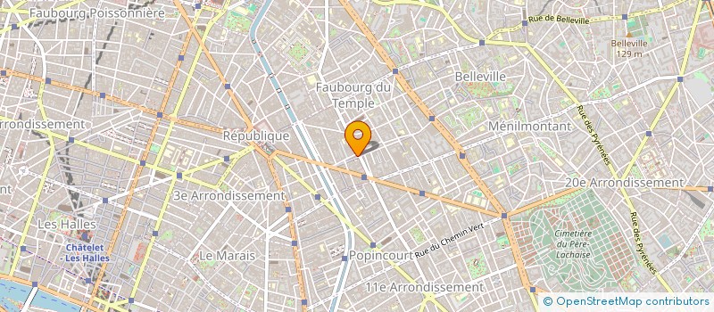 localisation de l'entreprise EFFI J  PARIS